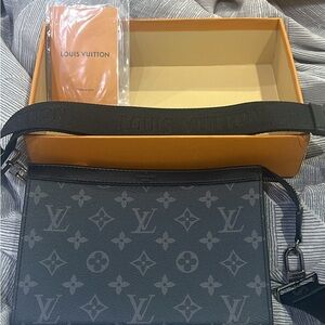 Louis Vuitton Black Monogram Belt Bag